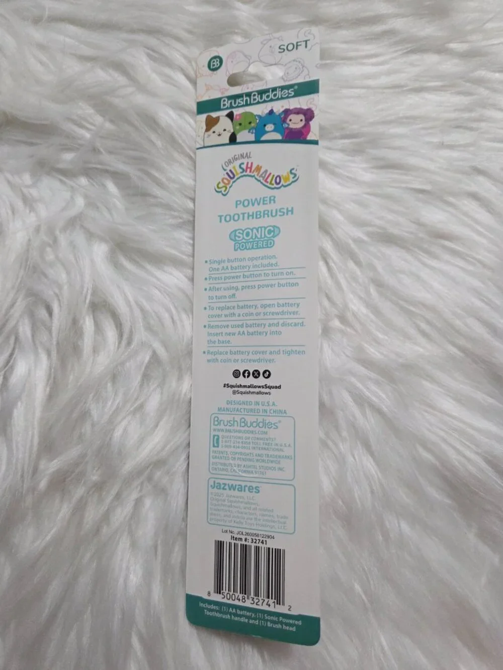 Squishmallows Electric Toothbrush